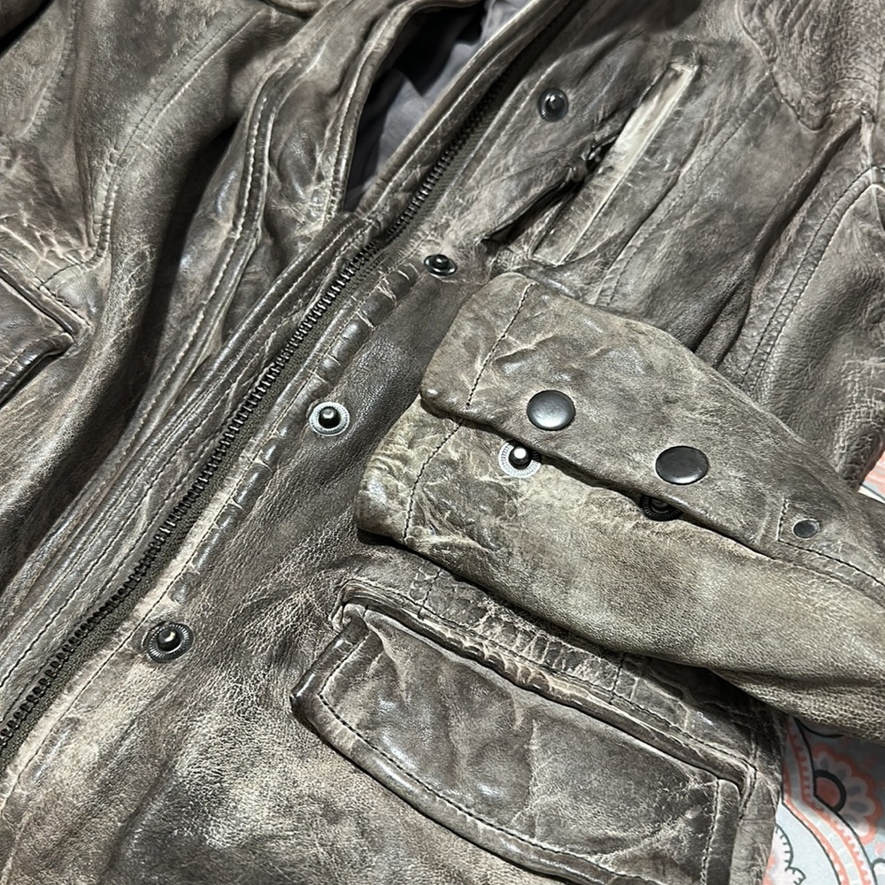 Free People Rumbled Leather jacket - Picture 3 of 9